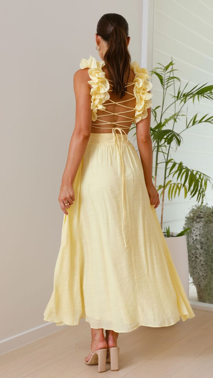 Clothing LILYWHYT | Galilhai Maxi Dress - Yellow