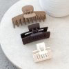 Accessories Angel Whisper | Larna 3 Pack Claw Clips - Brown/Latte/Cream