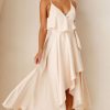 Wedding Alive Girl | Gabriella Midi Dress - Champagne