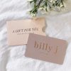 Accessories Billy J | Gift Card - $100