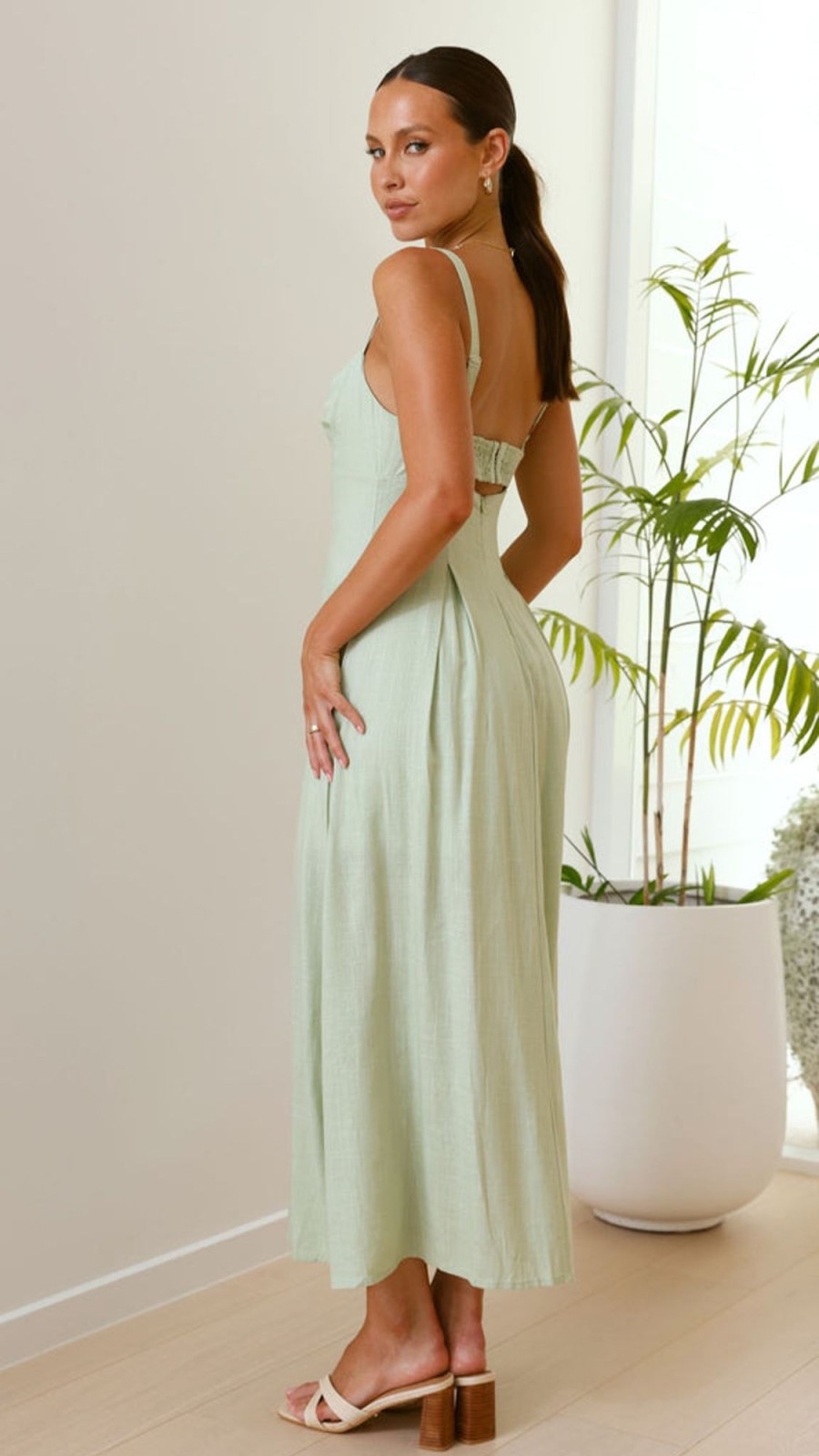 Clothing Alive Girl | Shaylee Maxi Dress - Sage