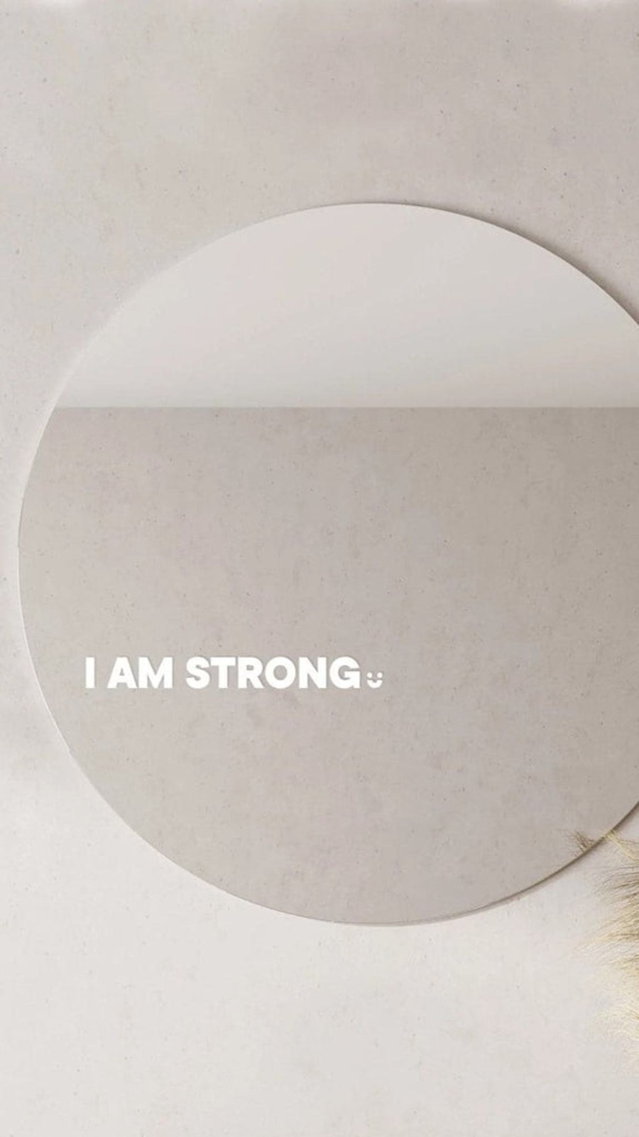 Accessories selfawear | I Am Strong - Affirmation Mirror Sticker