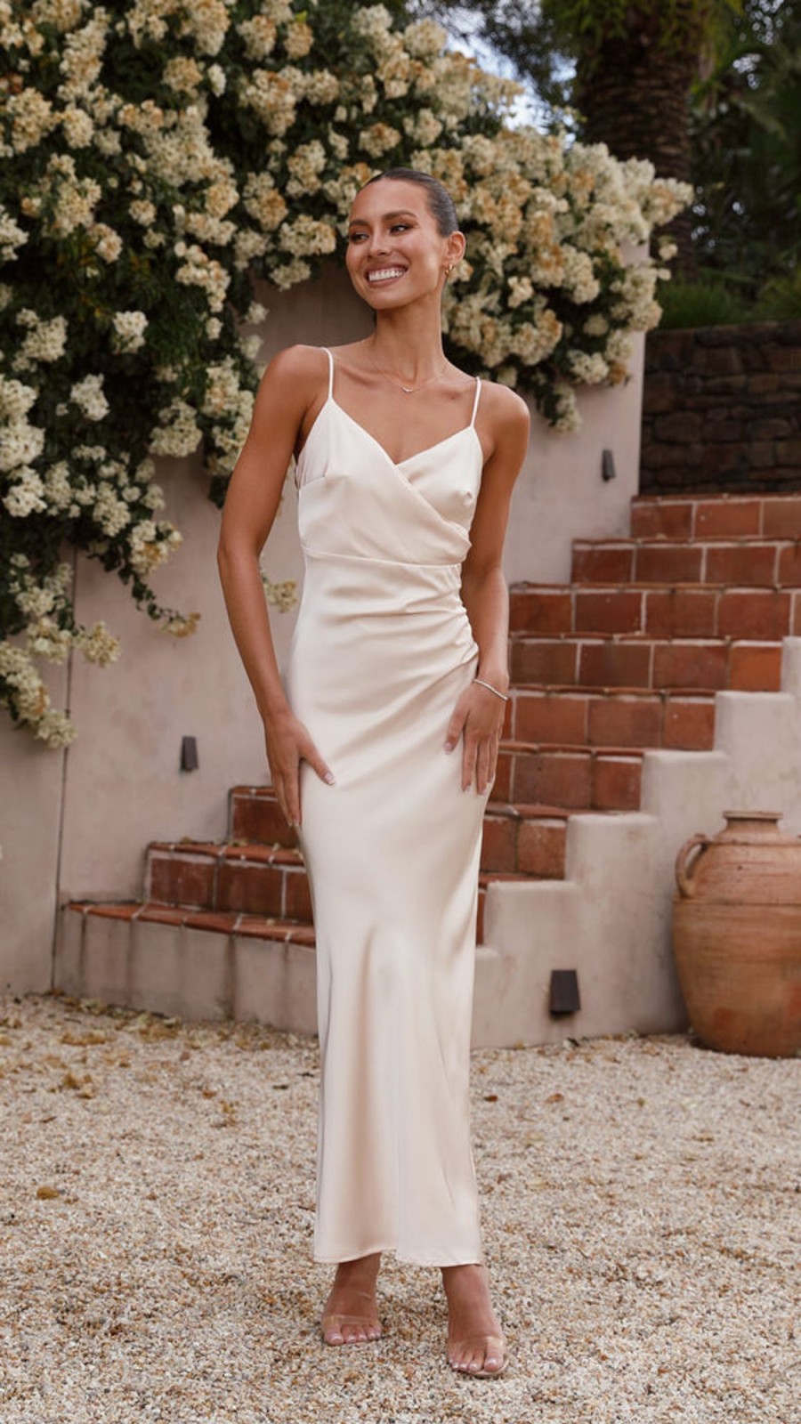 Wedding Alive Girl | Ariana Maxi Dress - Champagne