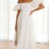 Wedding Pink Diamond | Deemi Maxi Dress - White