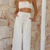 Clothing LILYWHYT | Naomi Pants - Oatmeal