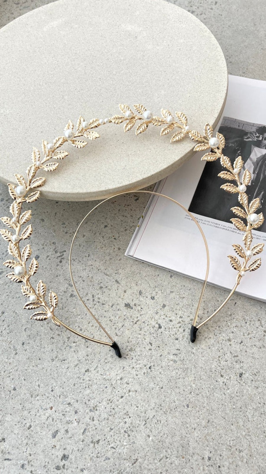 Accessories MORGAN AND TAYLOR | Juliet Halo Headband - Gold