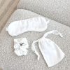 Accessories Alive Girl | Harper Eye Mask & Scrunchie - White