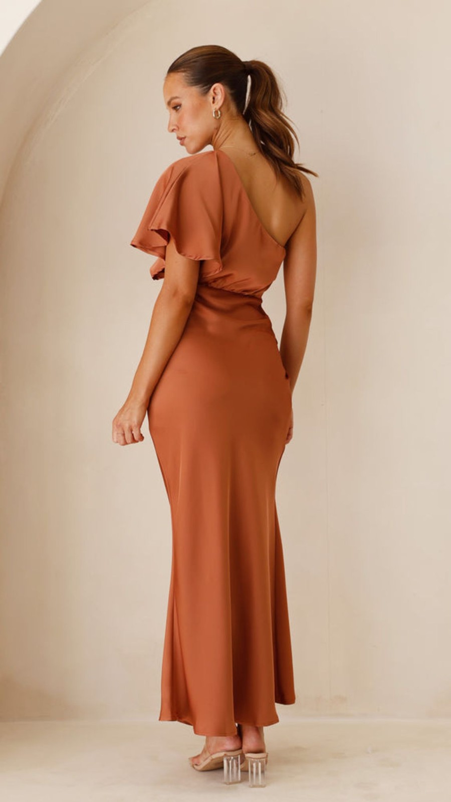 Wedding Alive Girl | Cindy Maxi Dress - Copper