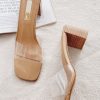 Wedding Billini | Lucy Heel - Clay/Clear