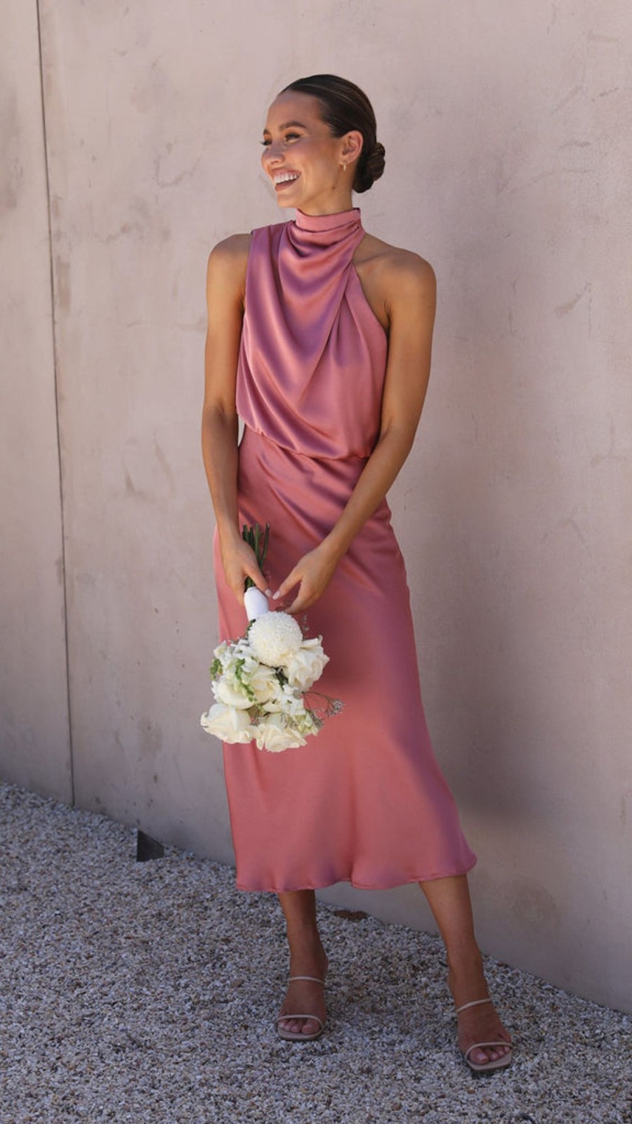 Wedding Alive Girl | Esther Maxi Dress - Baked Rose