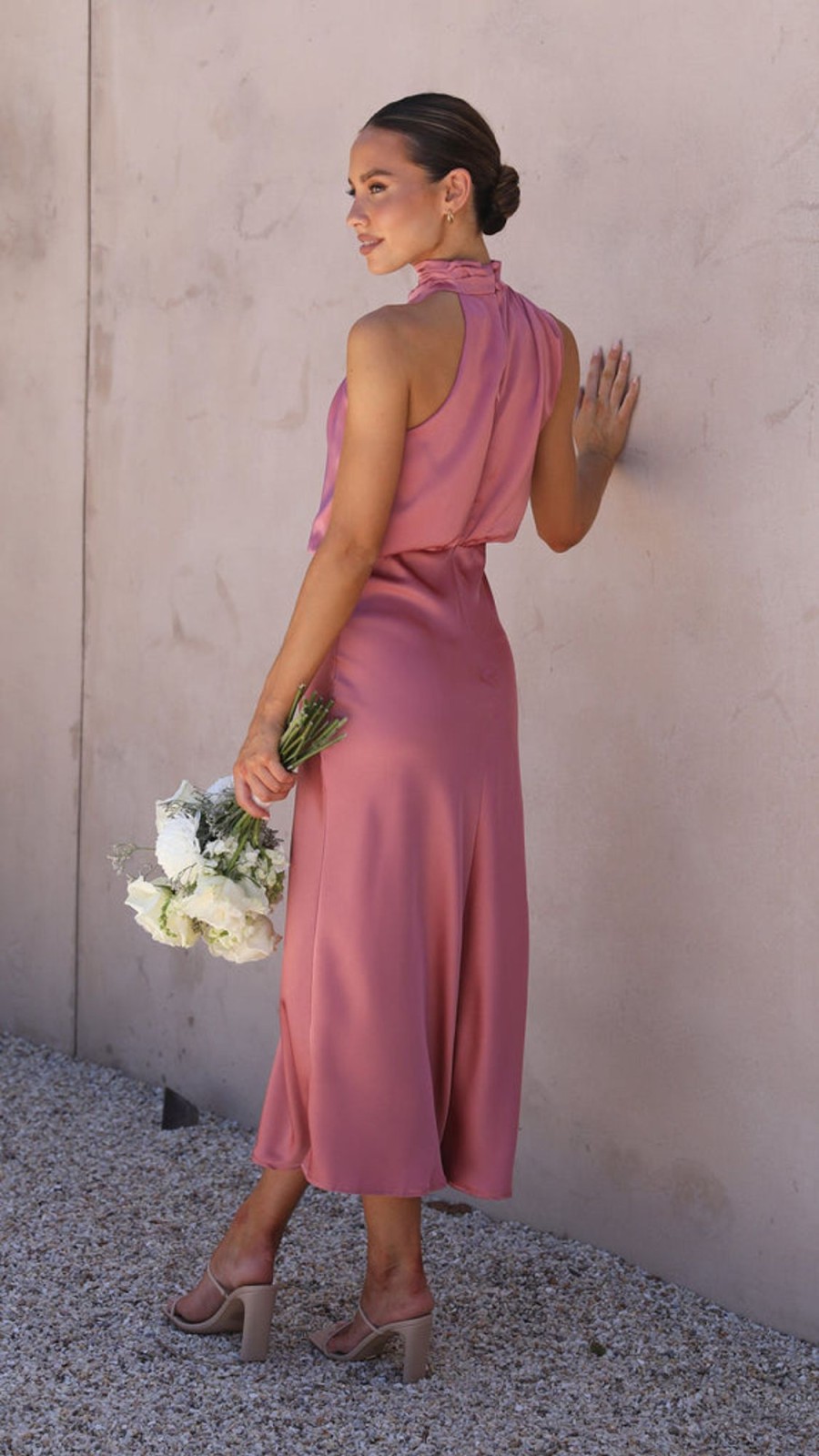 Wedding Alive Girl | Esther Maxi Dress - Baked Rose