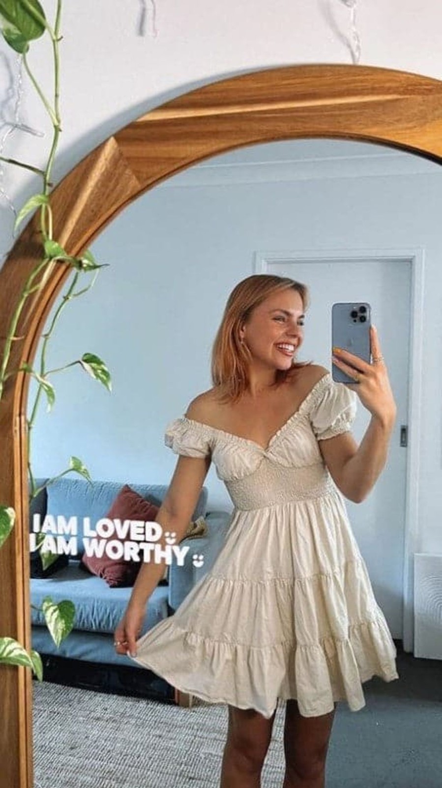 Accessories selfawear | I Am Loved - Affirmation Mirror Sticker