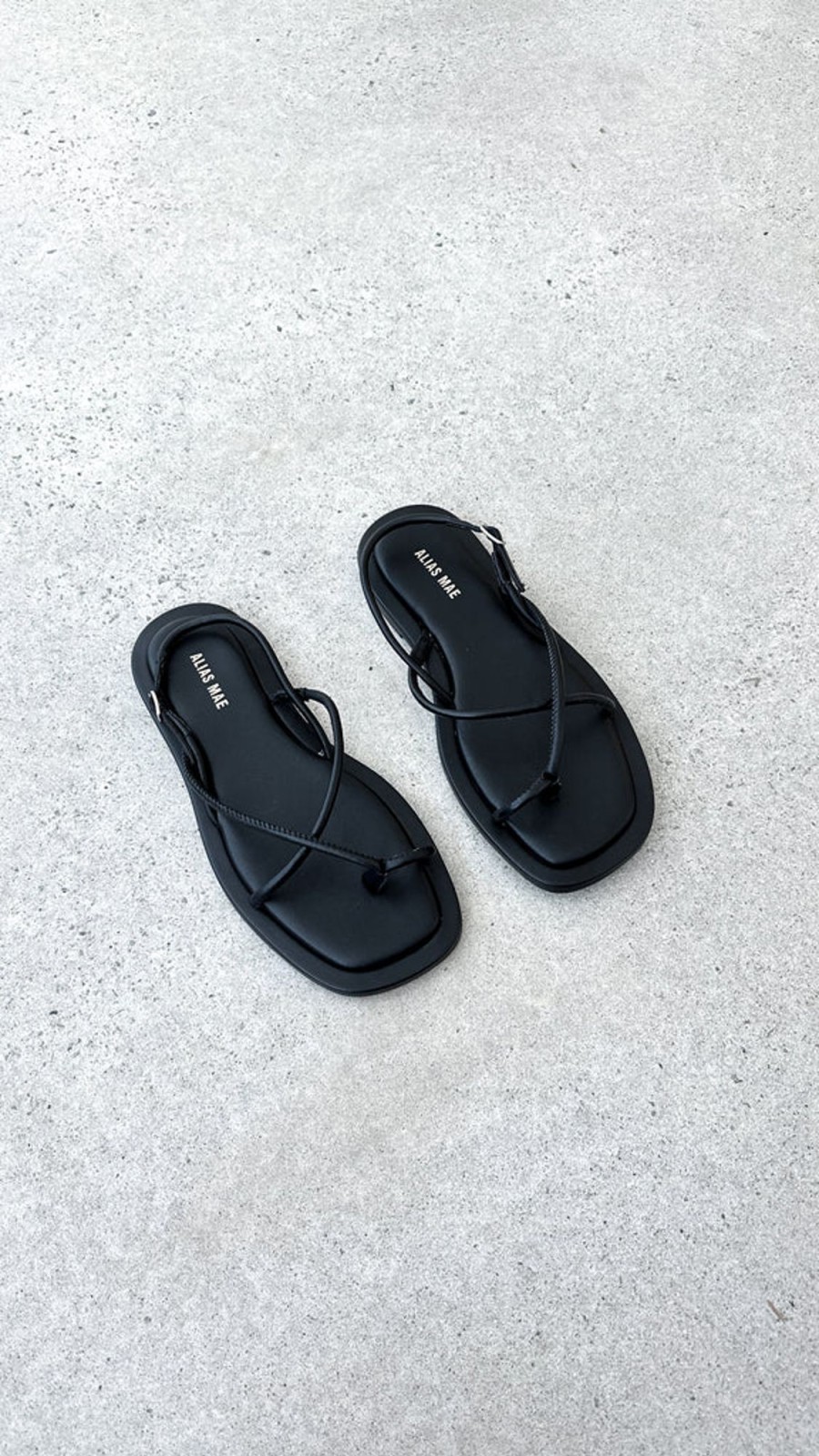 Shoes Alias Mae | Kendall Sandal - Black Leather