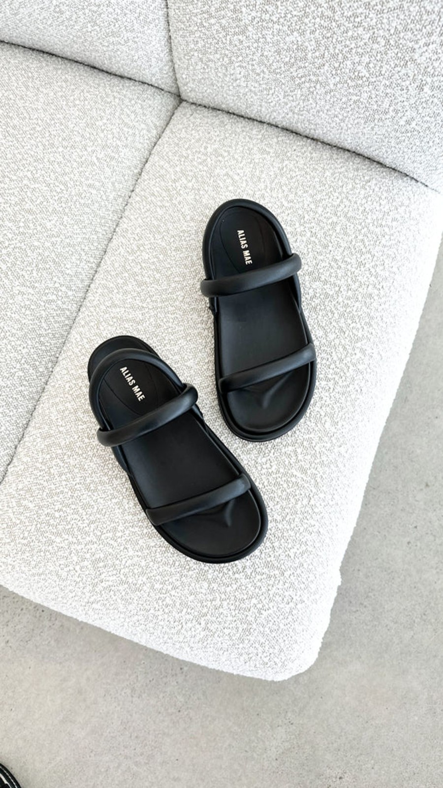 Shoes Alias Mae | Daphne Slide - Black Leather