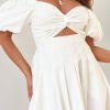 Wedding Pink Diamond | Stelle Mini Dress - White