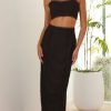 Clothing LILYWHYT | Sidney Top & Skirt Set - Black