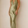 Wedding LILYWHYT | Chloe Maxi Dress - Olive