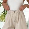 Clothing FASHION ALLIED | Raquel Denim Shorts - Cream