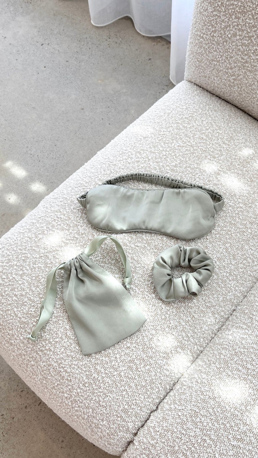 Accessories Alive Girl | Harper Eye Mask & Scrunchie - Olive