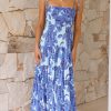 Clothing Pink Diamond | Badar Maxi Dress - Blue Floral