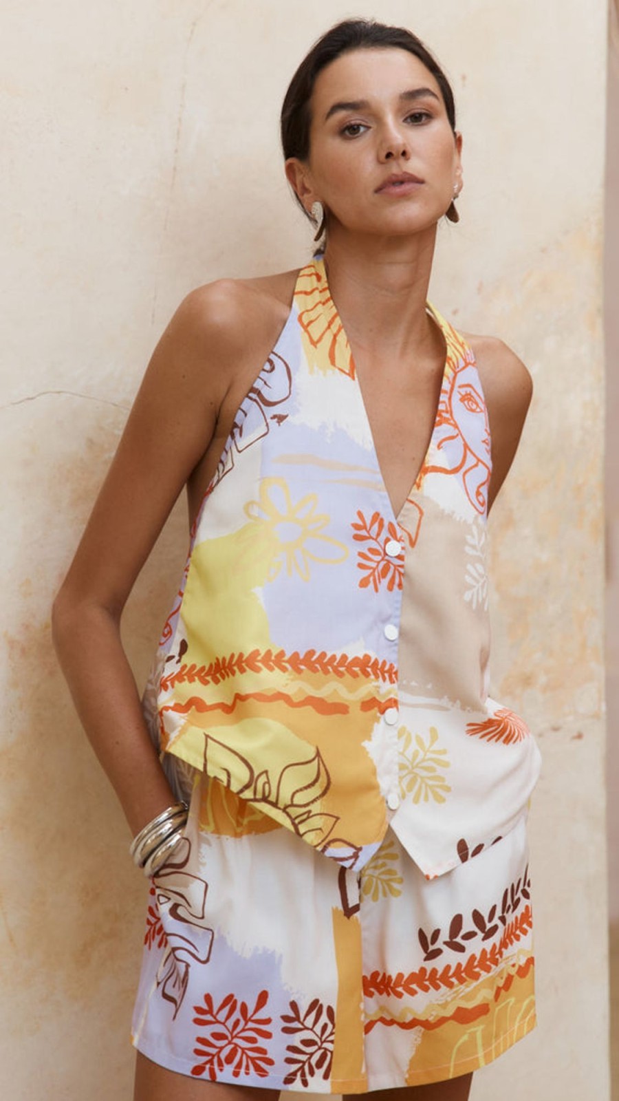 Clothing Seven Wonders | Palama Vest - Palama Print