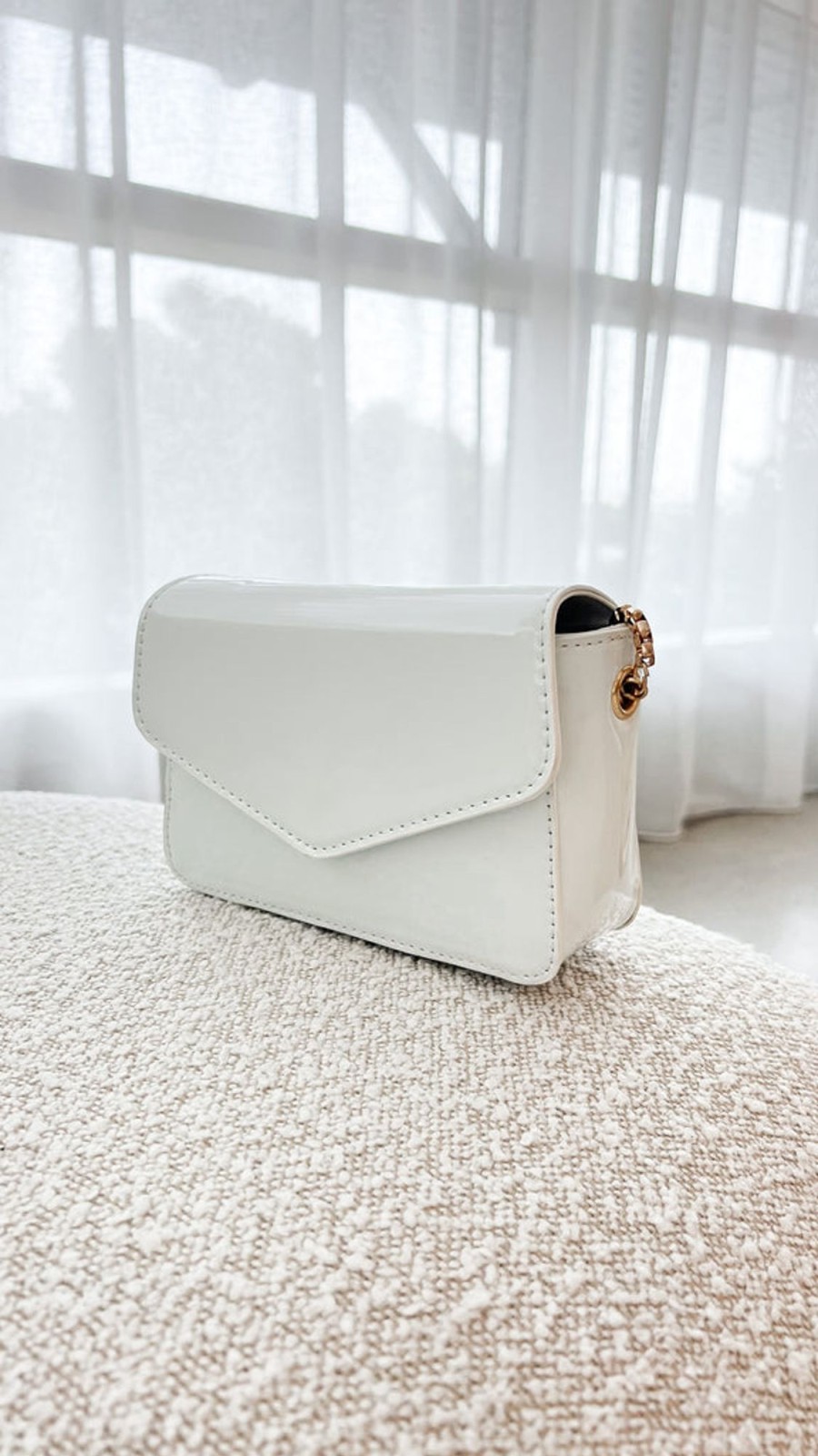 Accessories Billini | Rosie Cross Body Bag - White Patent