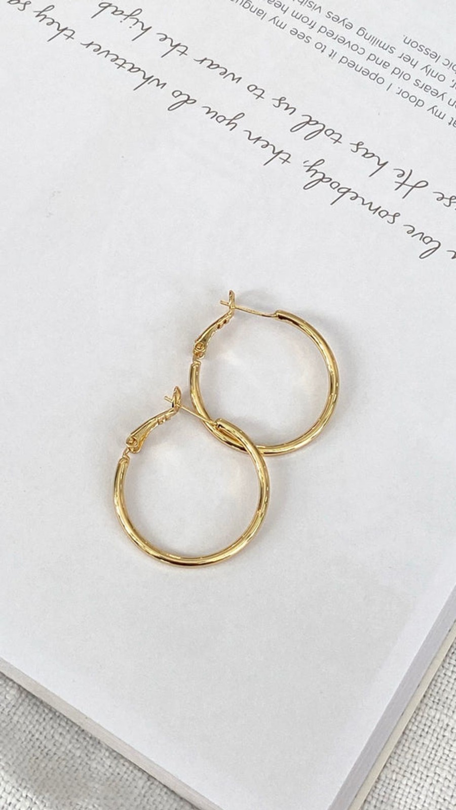 Accessories MAIN ST | Leni Hoops - Gold