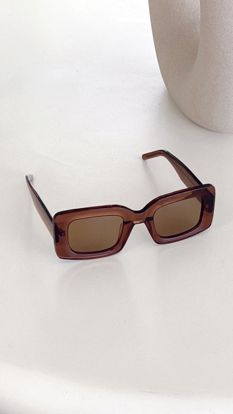 Accessories Ochre Lane | Ochre Lane Belle Sunglasses - Cocoa