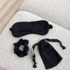 Accessories Alive Girl | Harper Eye Mask & Scrunchie - Black