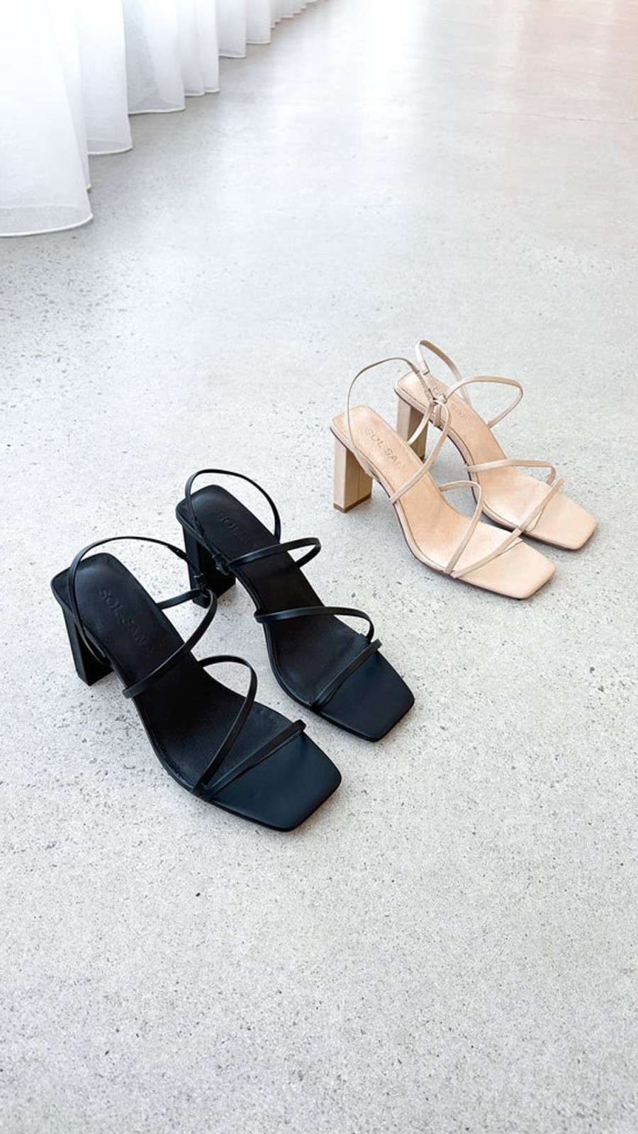 Shoes Sol Sana / Kinzu Brands Pty Ltd | Sol Sana Geanie Heel - Neutral