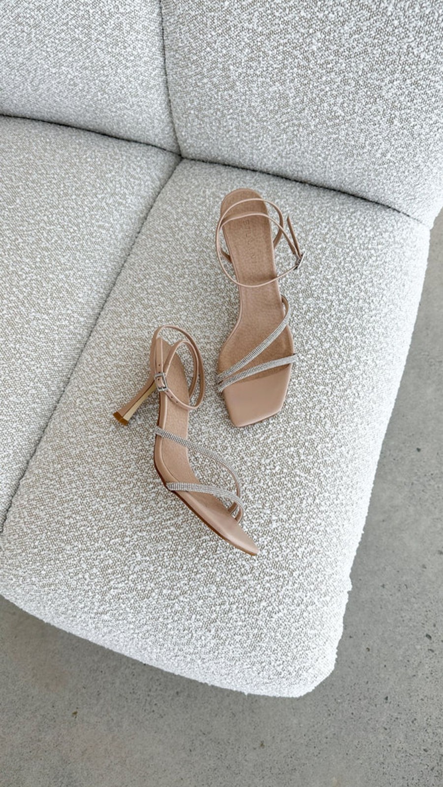 Shoes Billini | Reyes Heel - Nude Diamante