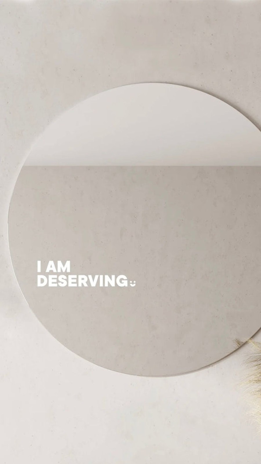 Accessories selfawear | I Am Deserving - Affirmation Mirror Sticker