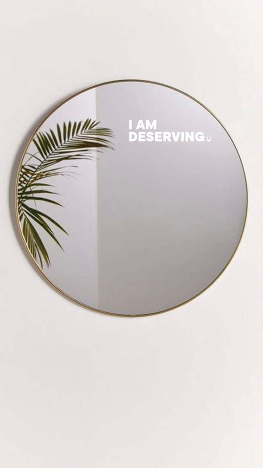 Accessories selfawear | I Am Deserving - Affirmation Mirror Sticker