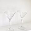 Accessories Coastal Kitchenware | Rocco America Martini Glasses - Set Of 2