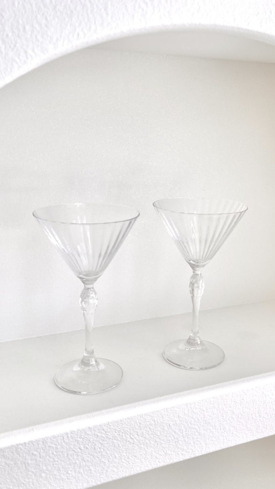 Accessories Coastal Kitchenware | Rocco America Martini Glasses - Set Of 2