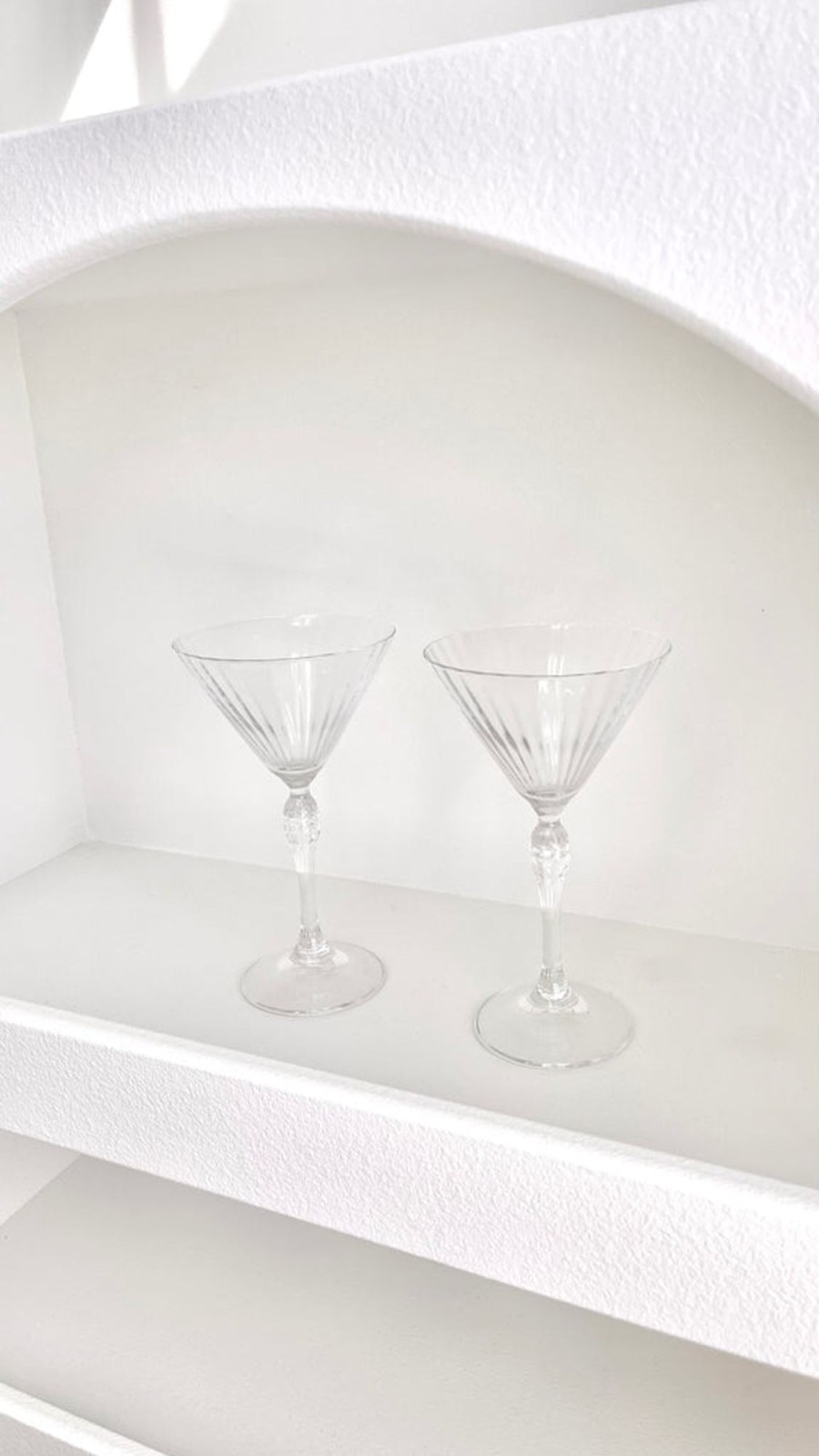 Accessories Coastal Kitchenware | Rocco America Martini Glasses - Set Of 2