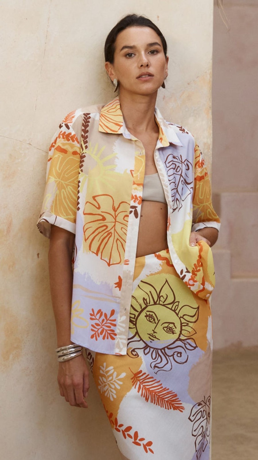 Clothing Seven Wonders | Palama Shirt - Palama Print