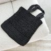 Accessories Adorne | Keely Flat Crochet Tote - Black