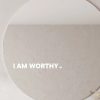 Accessories selfawear | I Am Worthy - Affirmation Mirror Sticker