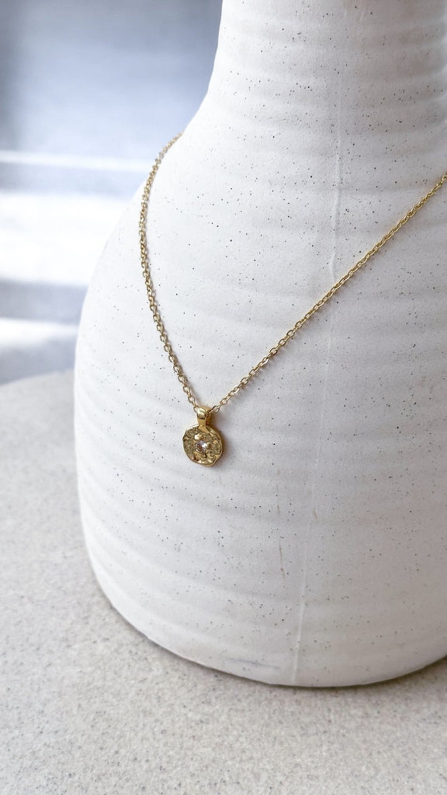 Accessories Main St | April Birthstone Necklace - Crystal