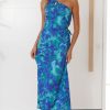 Wedding Pink Diamond | Percy Maxi Dress - Blue