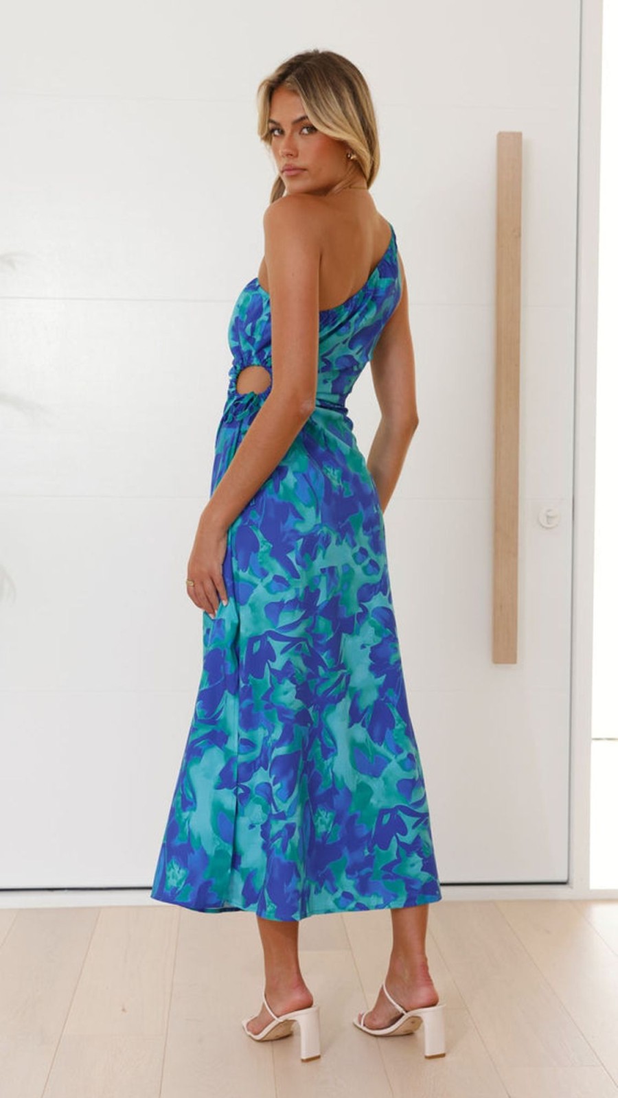 Wedding Pink Diamond | Percy Maxi Dress - Blue