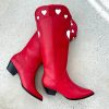 Shoes Billini | Velma Boots - Scarlet-White