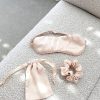 Accessories Alive Girl | Harper Eye Mask & Scrunchie - Champagne