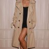Clothing EBBY AND I | Diaz Trench Coat - Beige