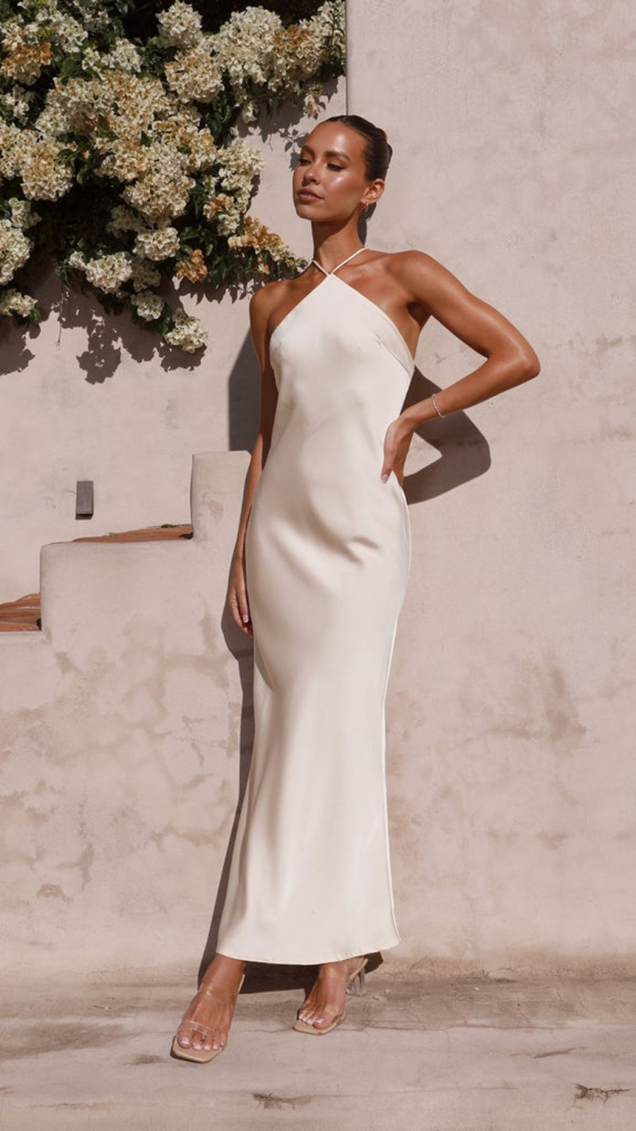 Wedding Alive Girl | Chiara Maxi Dress - Champagne