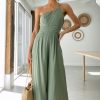 Clothing LILYWHYT | Samaya Jumpsuit - Khaki