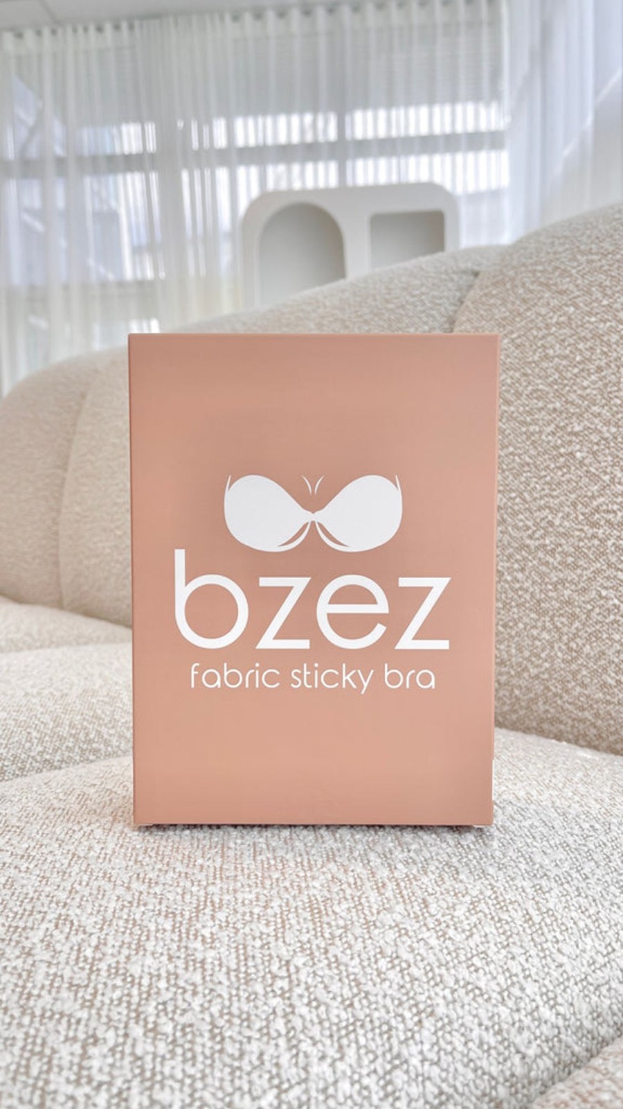 Accessories BZEZ | Bzez Fabric Sticky Bra - Onyx