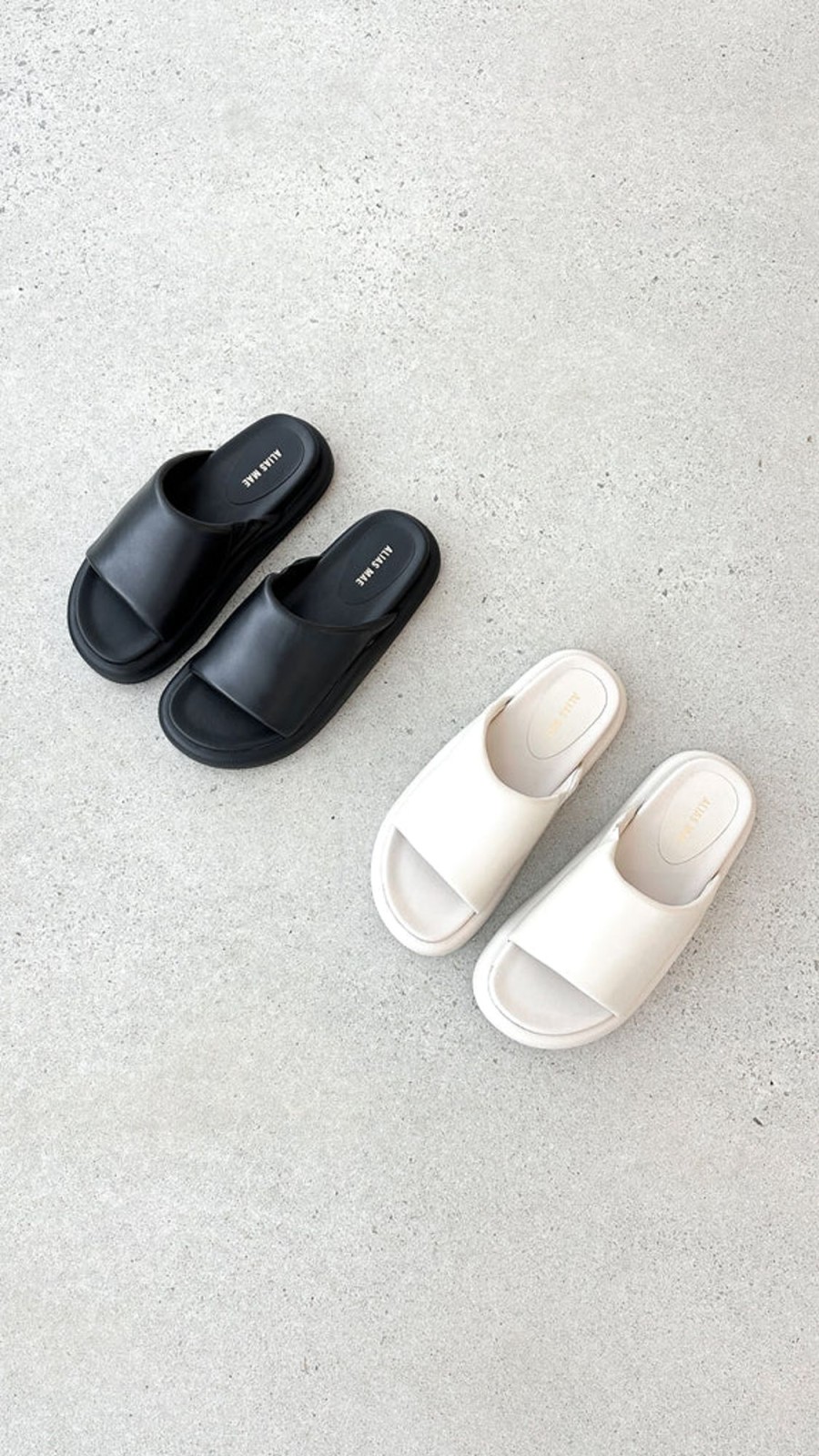 Shoes Alias Mae | Thea Slide - Bone Leather