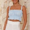 Clothing Alive Girl | Kleo Crop Top - Blue